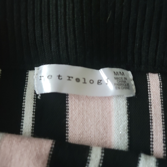 Retrology Striped Pencil  Skirt - Picture 4 of 6